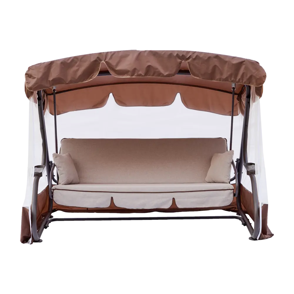 Подушка на сиденье Naterial Aniva 57x180 см цвет серебристый/бежевый STLM-2101170 - Вид №2