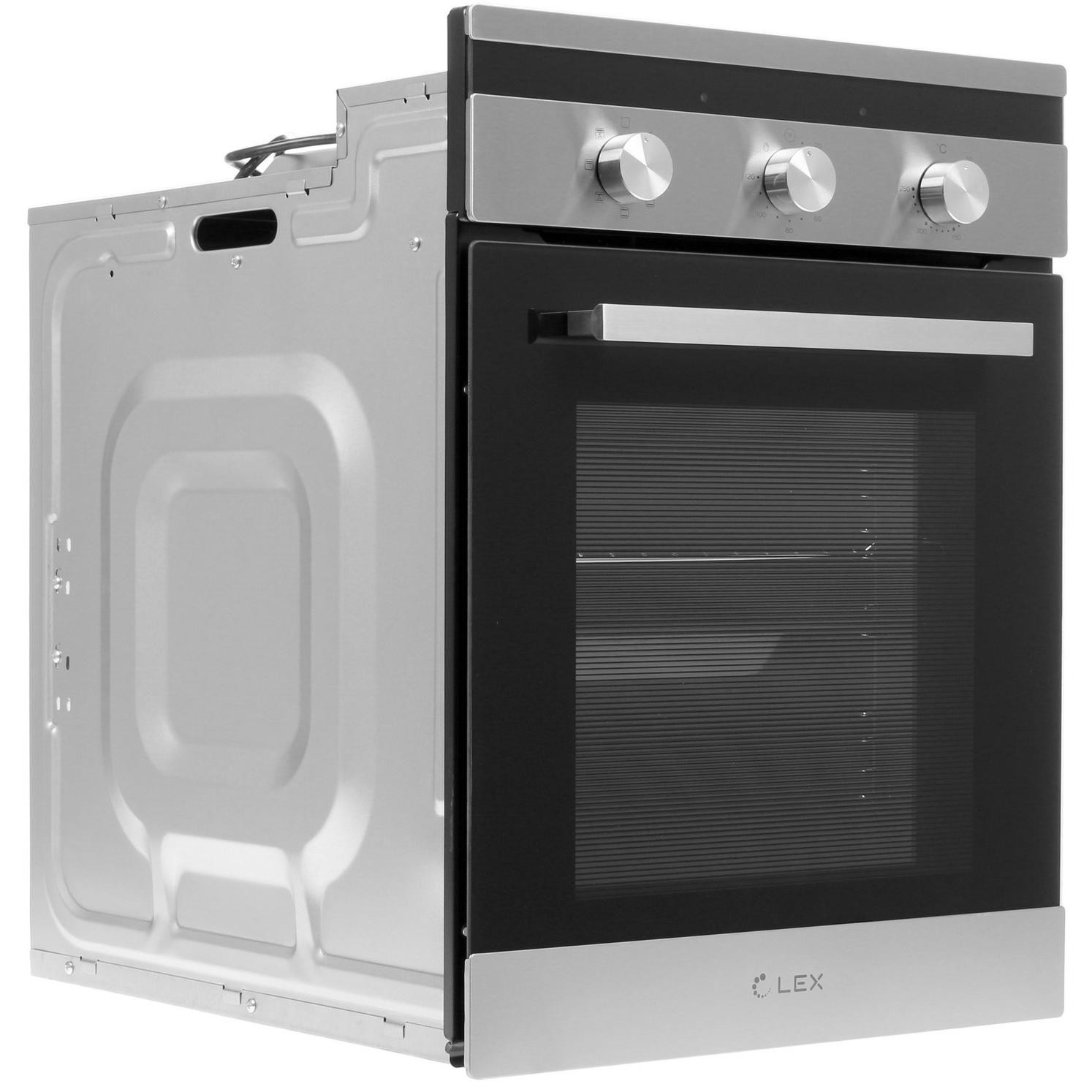 1176380 Электрический духовой шкаф LEX EDM 4570 IX серебристый STDN-0053536 - Вид №1