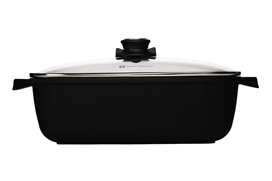 Жаровня Swioss Diamond со стеклянной крышкой, 21x33 см Swiss Diamond XD61033C - Вид №4