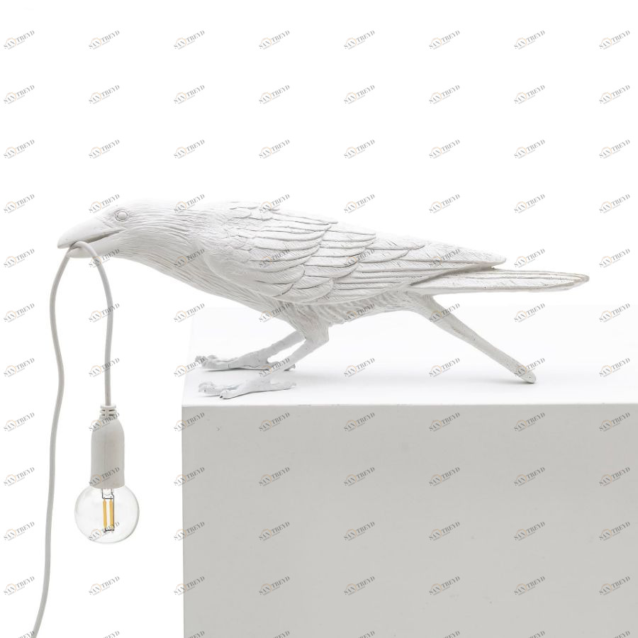 Светильник настенный Bird Lamp Playing, белый Seletti 14733