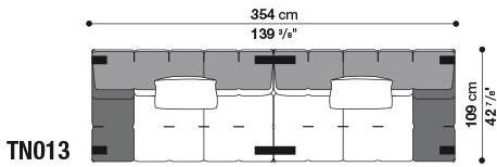 B&B Italia Модульный тканевый диван Tufty-too sun-id-1436231 - Вид №34