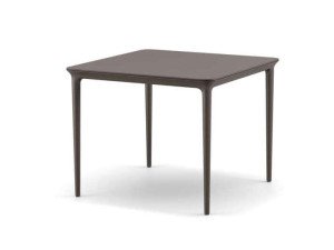 Квадратный садовый стол с верхней частью HPL