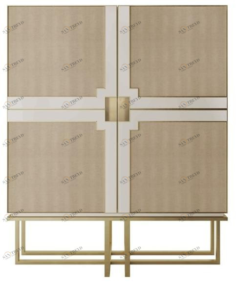 FRATO Буфет из лакированной древесины с распашными дверцами  Ffu040008aaa 