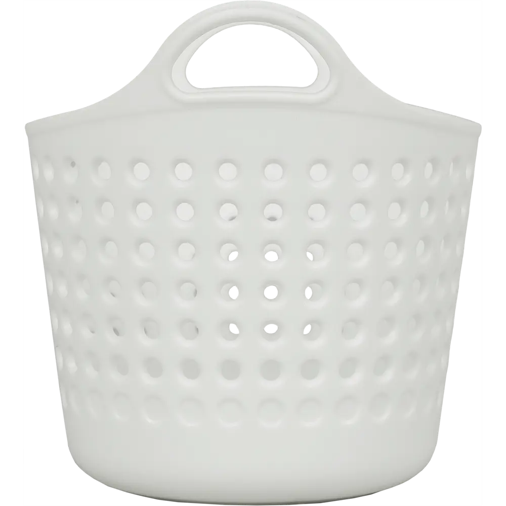 BEROSSI Белая корзинка для мелочей с перфорацией 0,35 л 82154618 Soft STLM-0020611 - Вид №2
