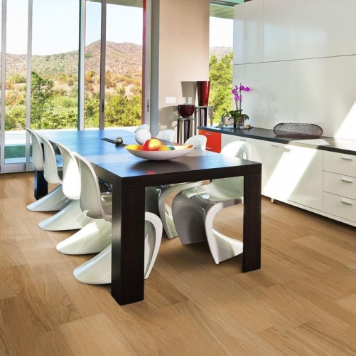 Паркетная доска Kahrs Дуб Бриз Линнея Полуматовая Гладкая 2600200569 - Вид №17