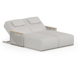 Сад 2-местный шезлонг