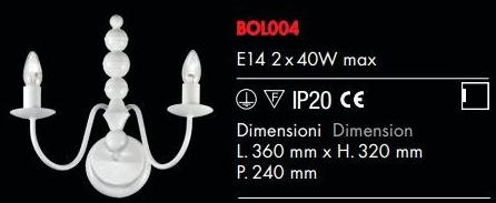 Rossini Illuminazione Аппликация из металла Bolshoi Bol004  - Вид №1