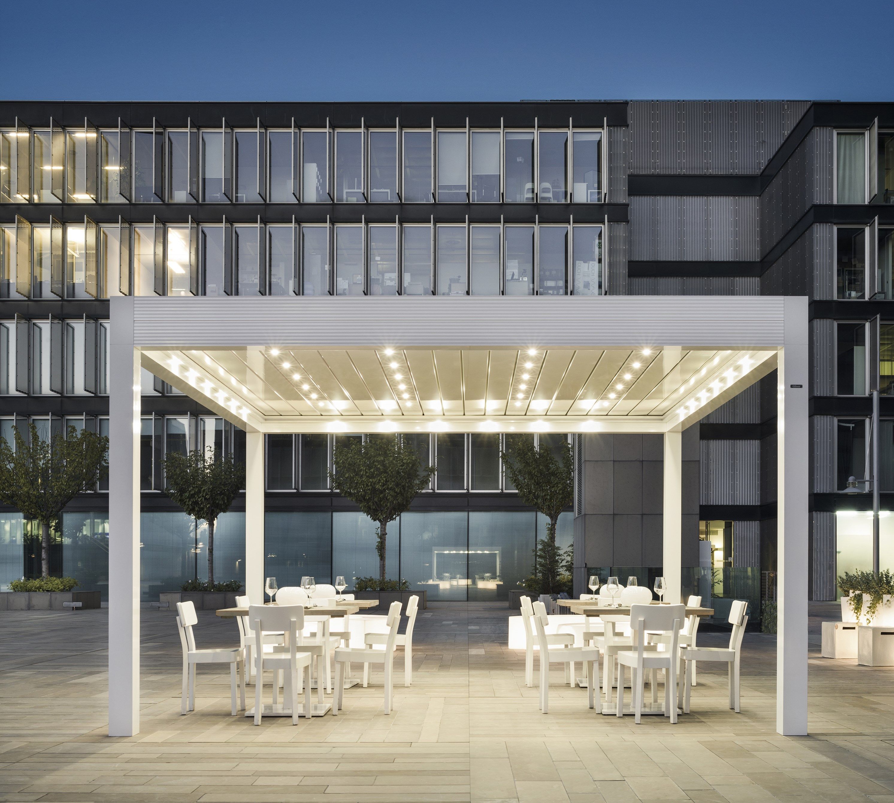 Самонесущая беседка с поворотными решетками GIBUS TWIST ARCH-00101753 - Вид №2