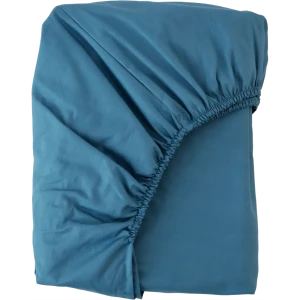 Простыня полутороспальная Mona Liza Premium, 200x160 см, сатин, цвет сине-голубой 82493889 STLM-2187071