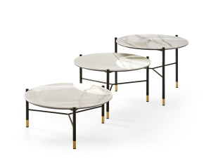 Круглый керамический журнальный столик