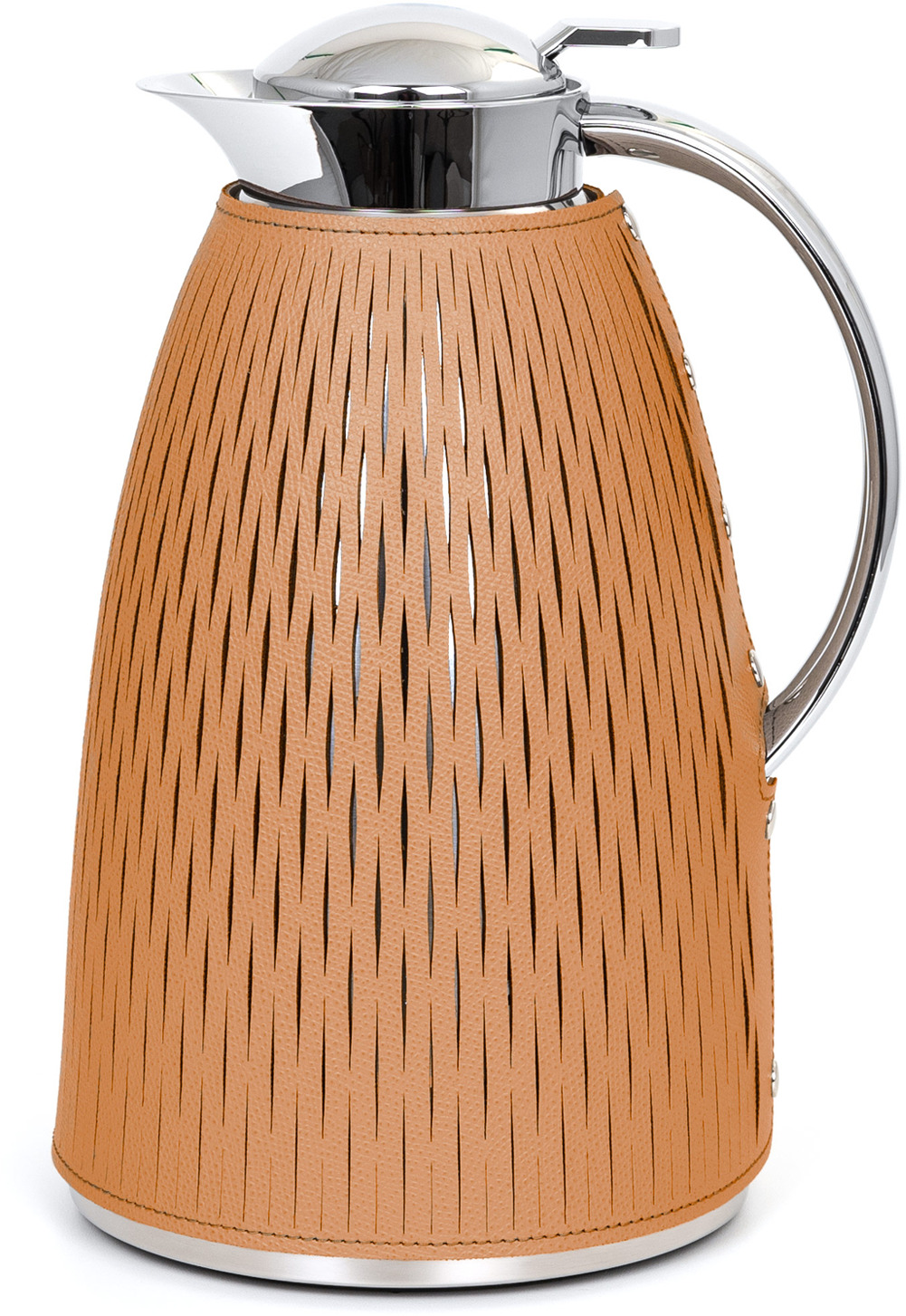 Janine Thermal Grafe - 1 л - Ø 14,5XH 25,5 см / зернистая кожа_розовый