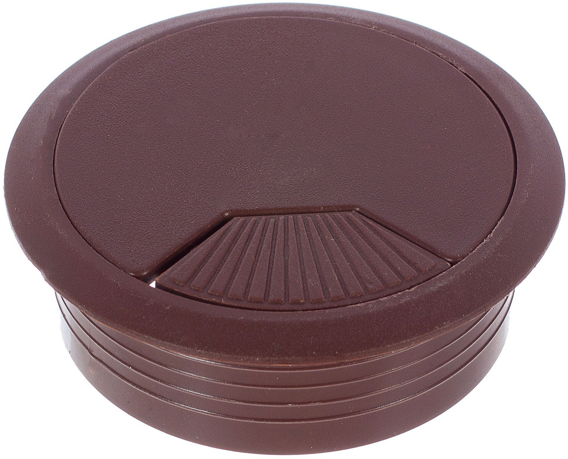 12596999 Заглушка кабель-канала d60 мм пластик цвет темно-коричневый STLM-0002260 JET