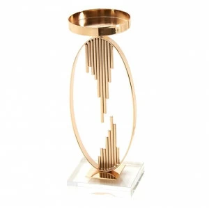 Подсвечник на 1 свечу H 31 см золотой "Сталактиты" Suna BUREAU  263003 Золото