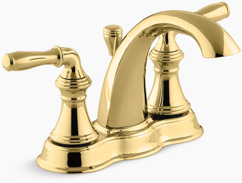 K-393-N4-PB Раковина KOHLER Vibrant Polished Brass 
