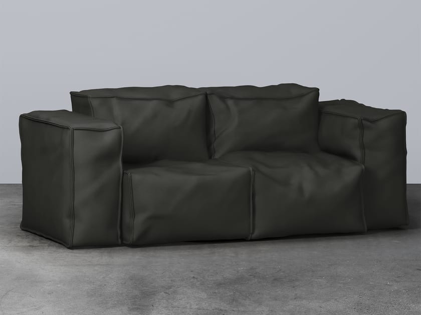 2-местный кожаный диван Secolo Sibylia ARCH-00006645