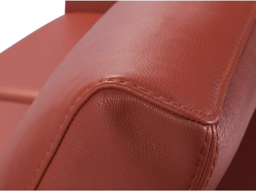 Duvivier Canapés 3-х местный кожаный диван со съемным чехлом  Edgaxf22, edgaxf23  - Вид №3