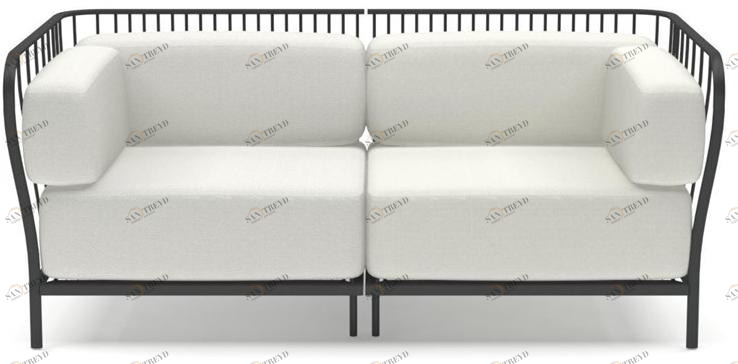 emu 2-местный тканевый садовый диван Cannolè 1082+1083