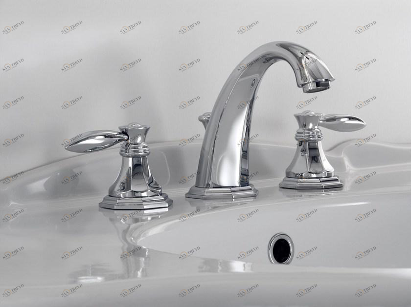 GRAFF Смеситель для раковины на 3 отверстия Topaz sun-id-1446847