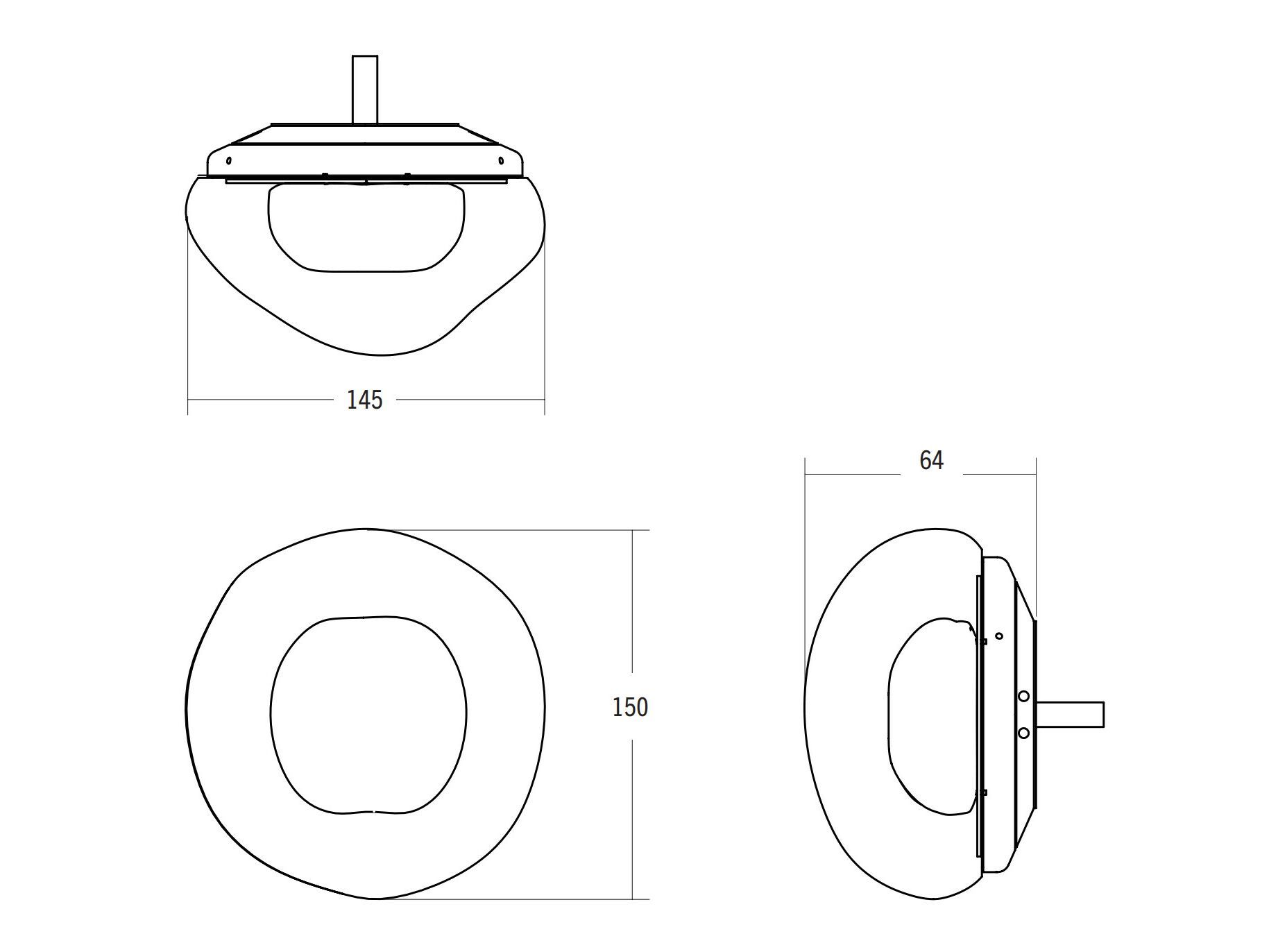 Стеклянный светодиодный настенный светильник ADesignStudio Roe ARCH-00083346 - Вид №2