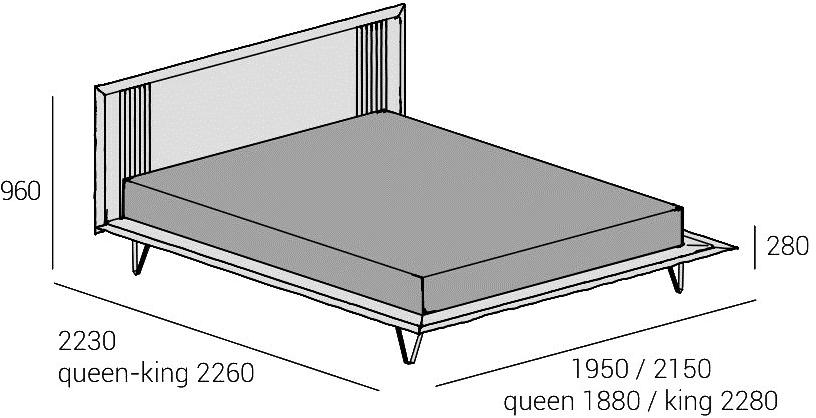 Dall'Agnese Двуспальная кровать в коже sun-id-1353840 - Вид №3