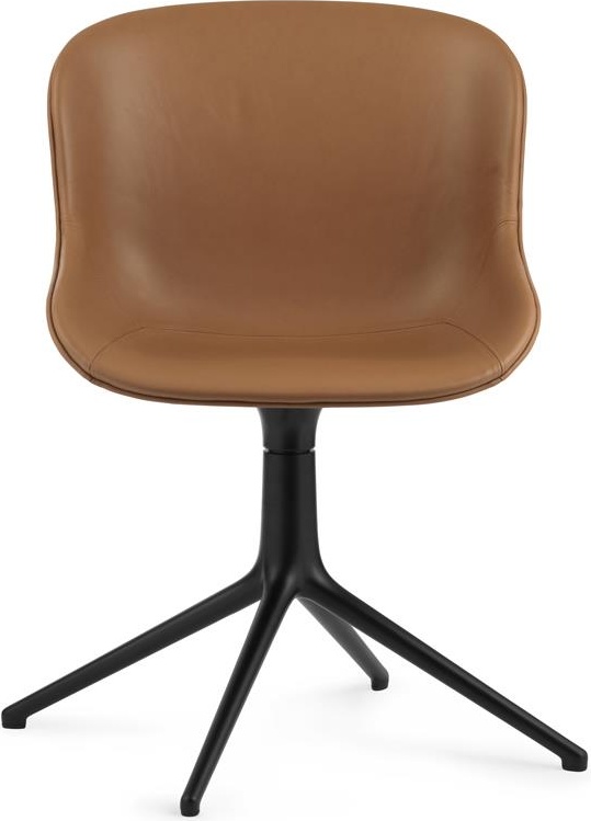603982 Chair Swivel 4L Полная обивка Black Alu Ultra Leather Normann Copenhagen Hyg  - Вид №1