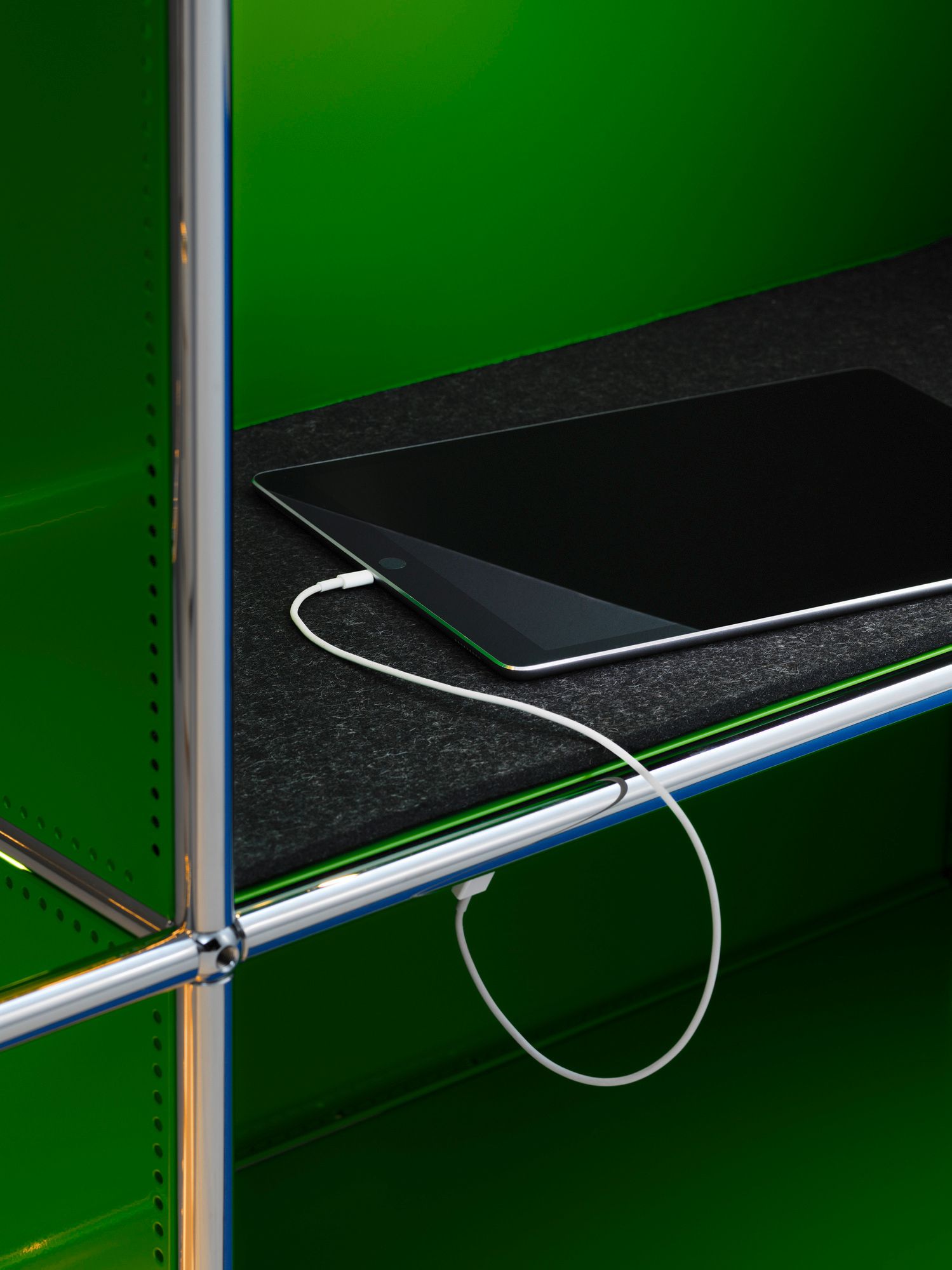 Модульная полка с освещением USM USM Haller E ARCH-00137296 - Вид №13