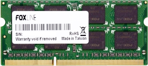FL1600D3S11SL-2G sodimm 2gb 1600 ddr3 (256*8) 1.35v Foxline Santreyd 