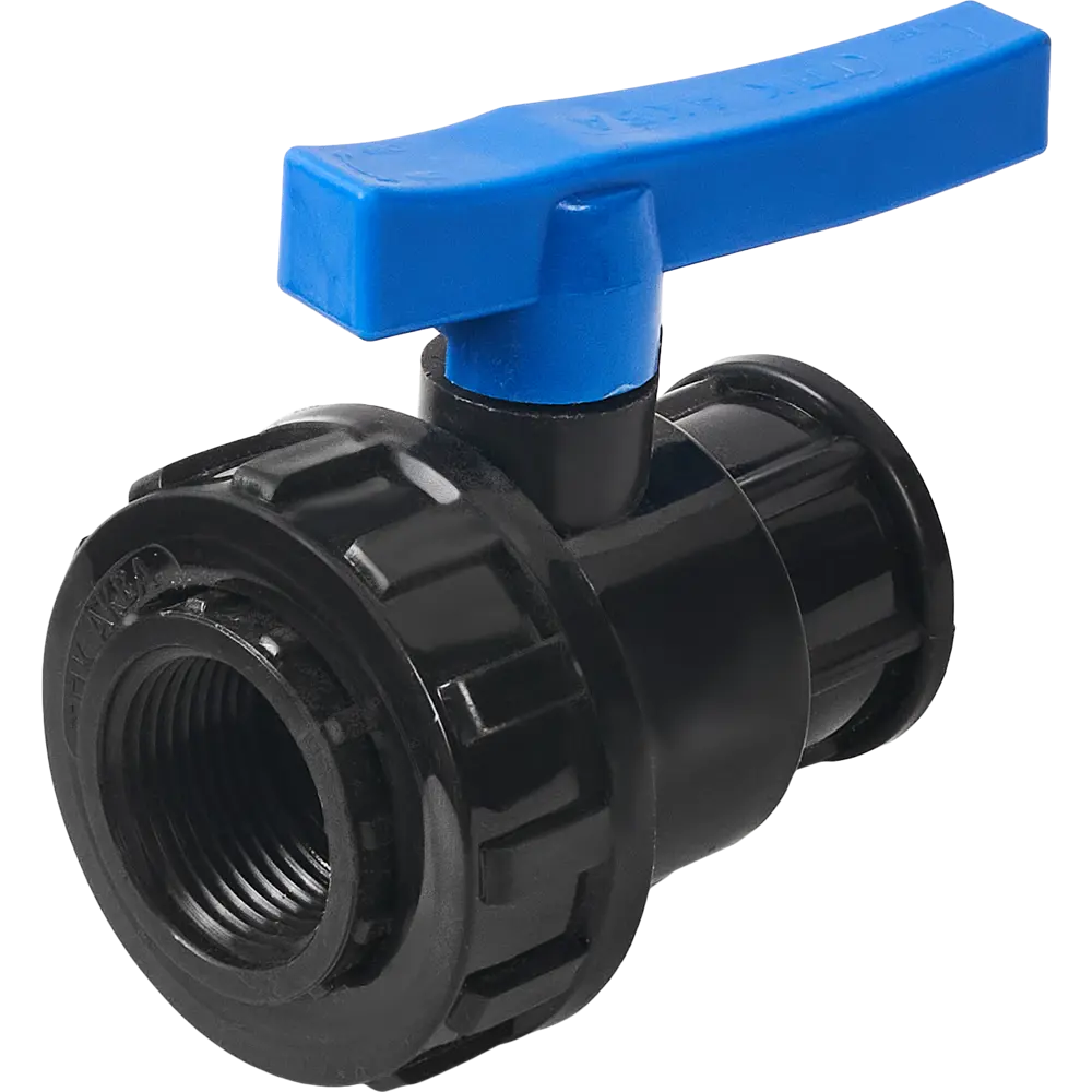 Шаровой кран ПНД ПОЛИТЭК 1 дюйм для систем водоснабжения 85358424 STLM-0062157