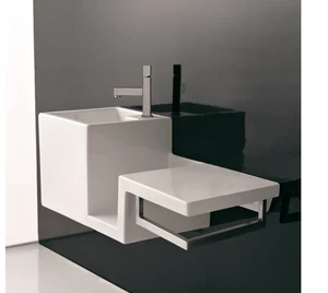 40056 Подвесная раковина настенная овальная Althea Ceramica  белая