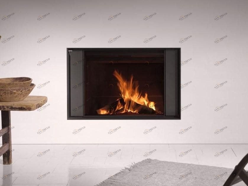 Stûv Настенный стальной дровяной камин в современном стиле Stûv 22 sun-id-1392714