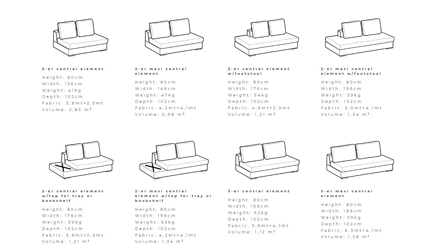 Секционный диван из ткани Ditre Italia BIJOUX ARCH-00114588 - Вид №6