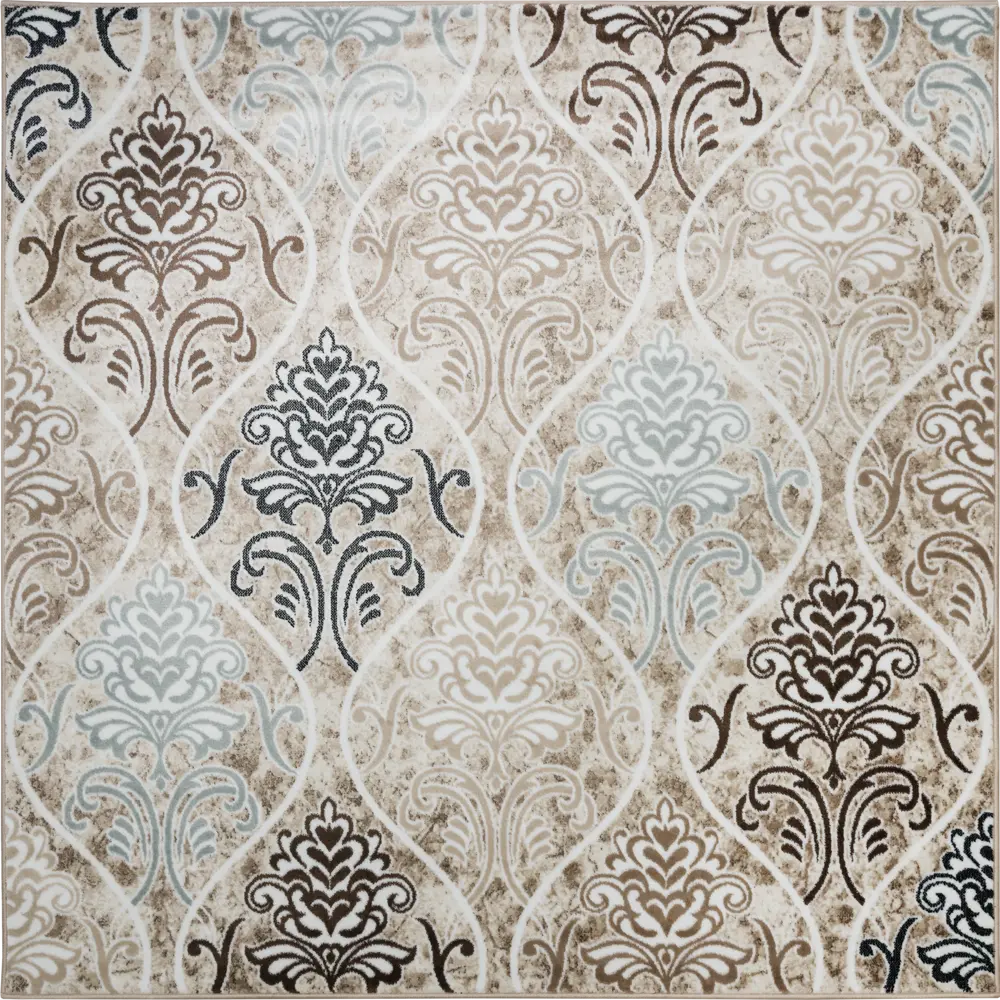 Ковер полипропилен Люкс L013 200x200 см цвет бежевый MERINOS STLM-2027515