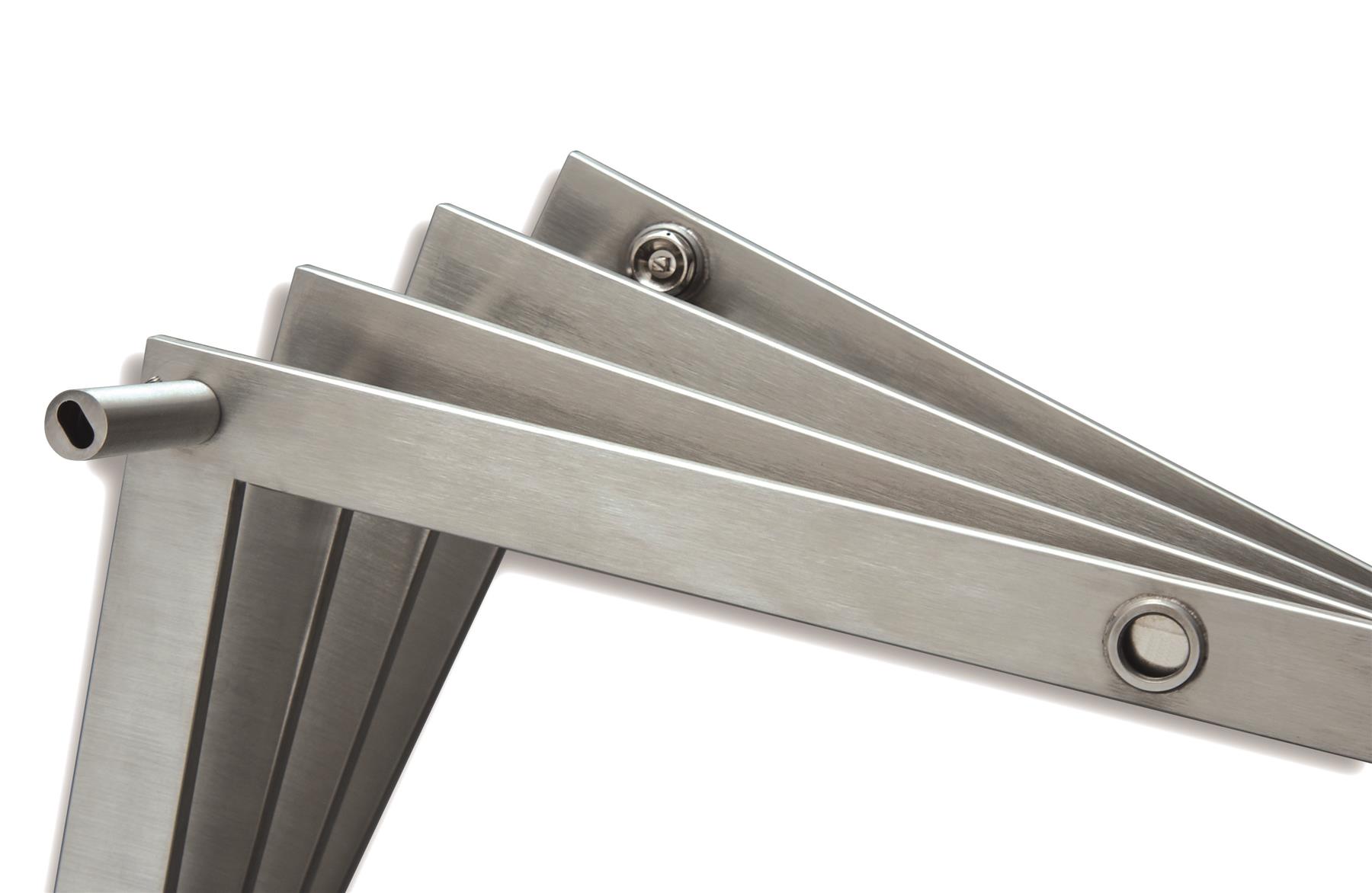 Полотенцесушитель Hammam SEVEN Stainless steel  комбинированный; электрический или водяной Сталь  - Вид №29