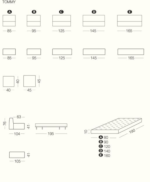 Съемный пуф из ткани Milano Bedding ARCH-00023172 - Вид №5