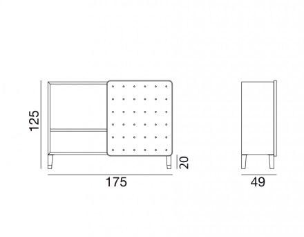 Gervasoni Комод тканевый с распашными дверцами Brick sun-id-1361241 - Вид №5