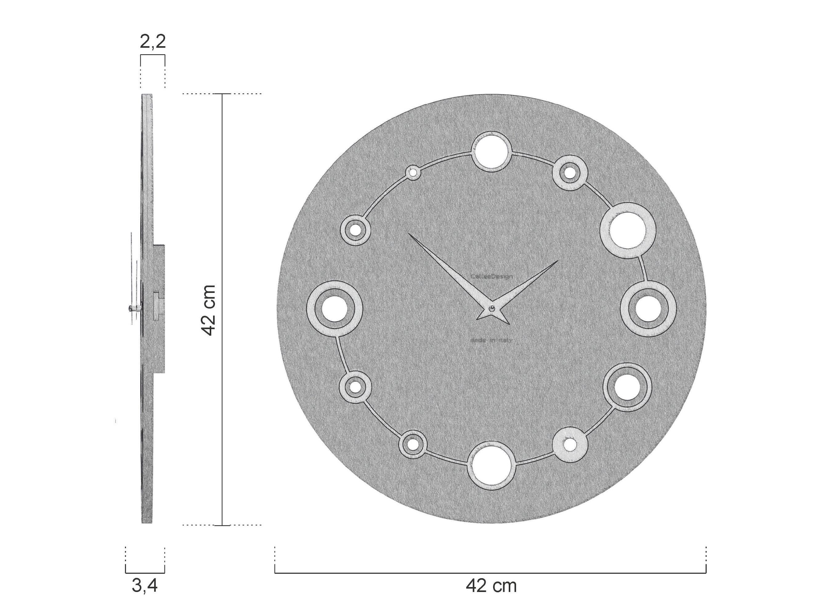 Настенные часы MDF CalleaDesign ORBIT ARCH-00013365 - Вид №1
