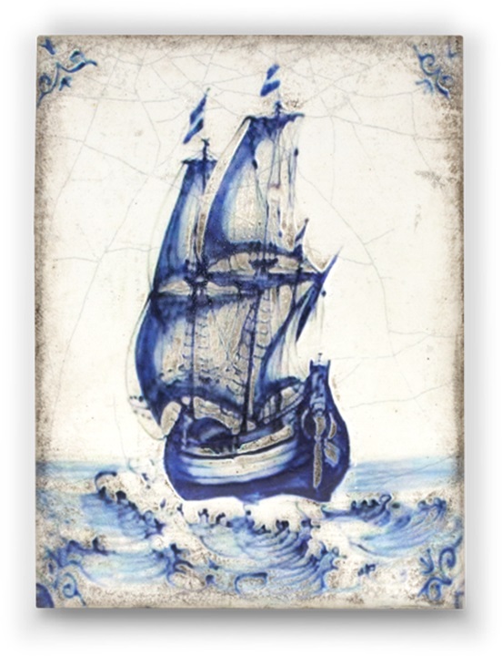 T-412 Плитка-панно 15/20/3 гипс, ручная работа SID DICKENS Santreyd 