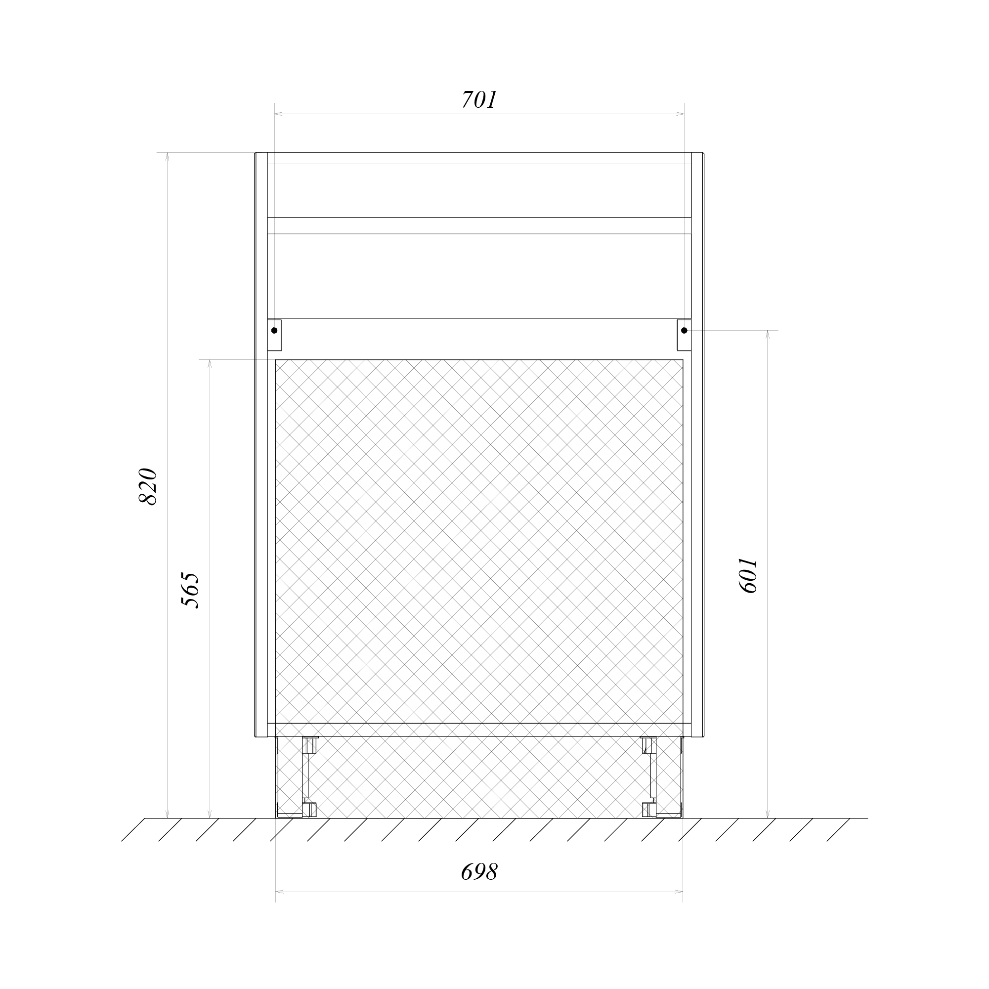 У57593 Тумба без раковины Кода 80Н 3в.я. МДФ 1 Marka Кода  - Вид №7