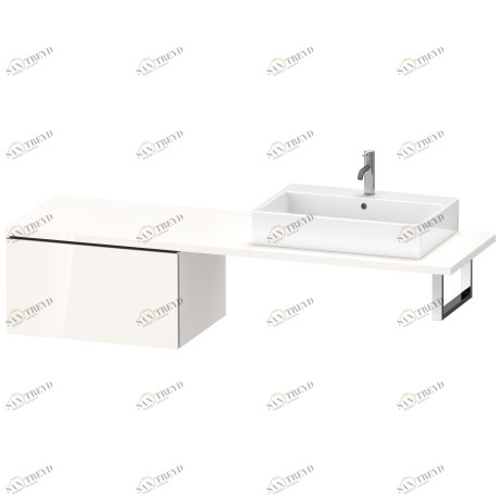 LC585402222 Шкафчик для консоли L-Cube #LC5854 720 x 547 мм Белый глянцевый декор Duravit