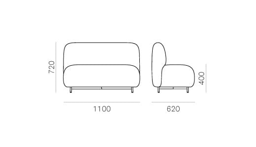 Барное кресло из ткани Pedrali Buddy ARCH-00000801 - Вид №2