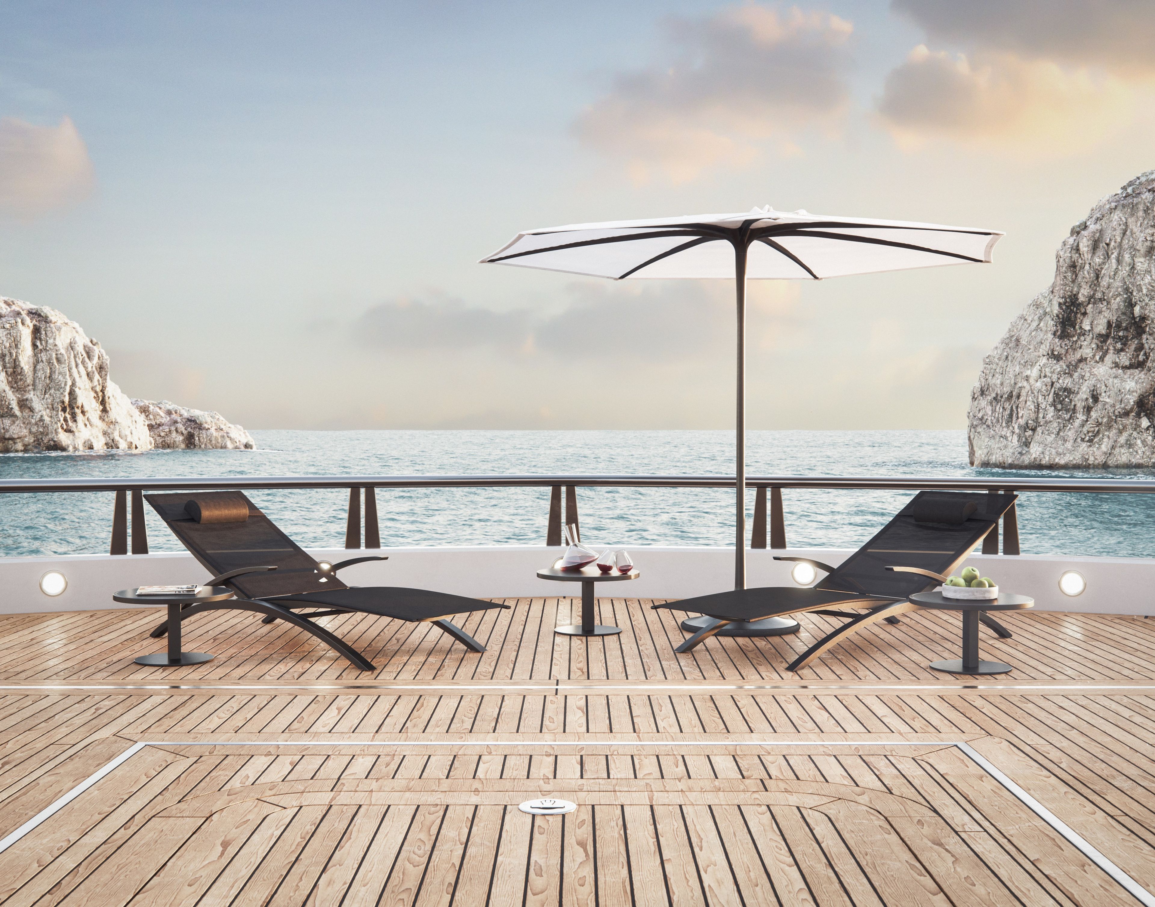 Круглый стол из нержавеющей стали Royal Botania O-Zon ARCH-00079340 - Вид №3