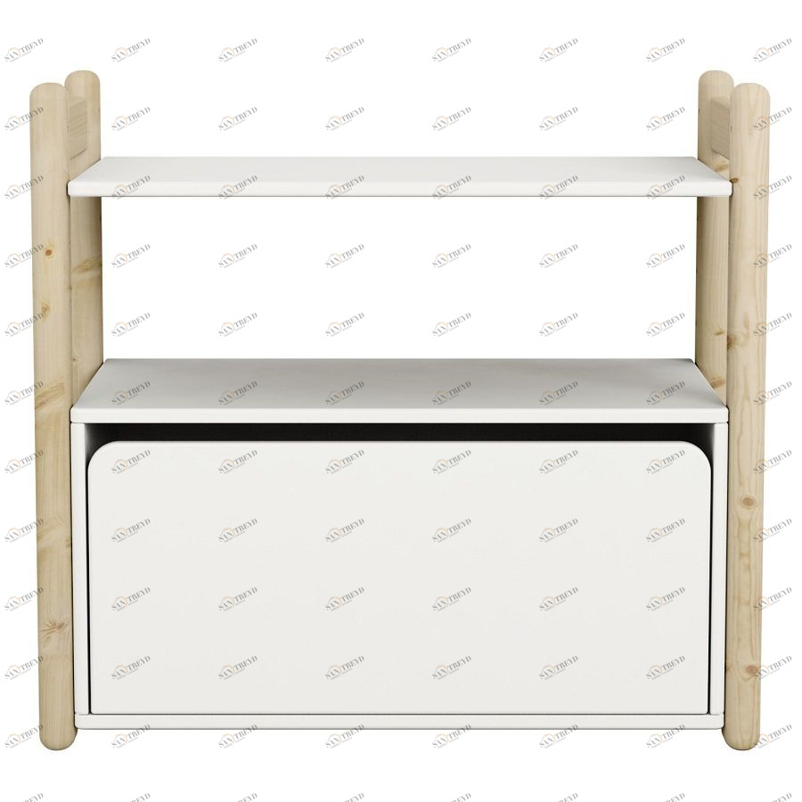 Гарнитур Mini В, 1 полка и 1 комод, лакированный Flexa 812630280