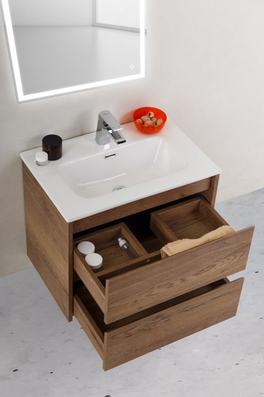 Мебель для ванной комнаты BelBagno KRAFT 39-600 Rovere Tabacco  - Вид №1