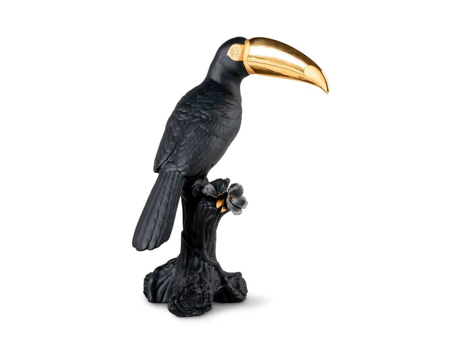 Фарфор безделушки Lladró TOUCAN BLACK/GOLD - LIMITED EDITION ARCH-00126809