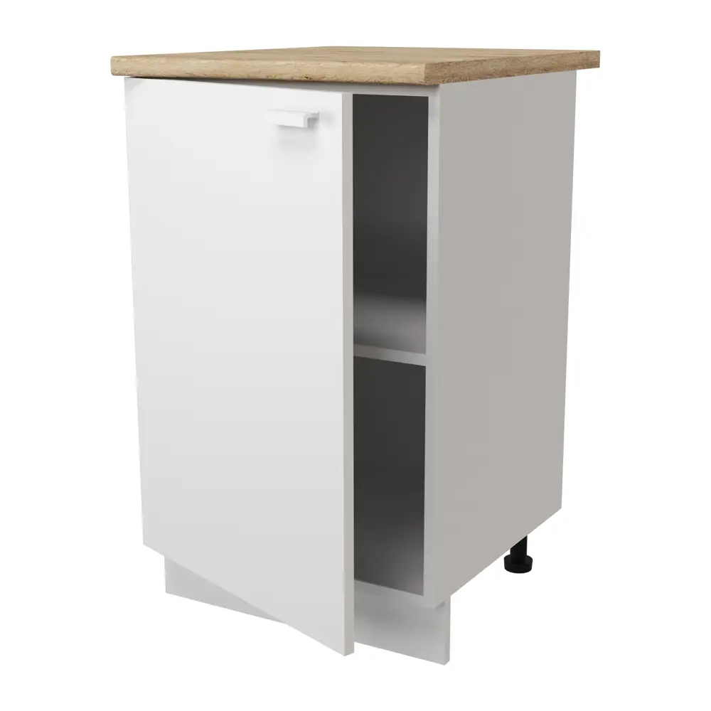 Кухонный шкаф напольный Изида 50x86x56 см ЛДСП цвет белый Santreyd STLM-2209262 - Вид №2