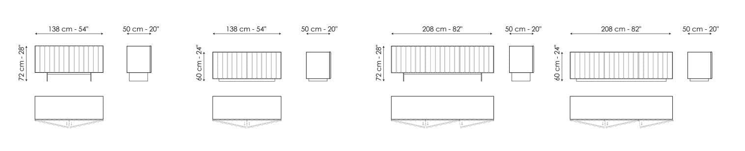 Деревянный шкаф с распашными дверями BONALDO Dorian ARCH-00035810 - Вид №9