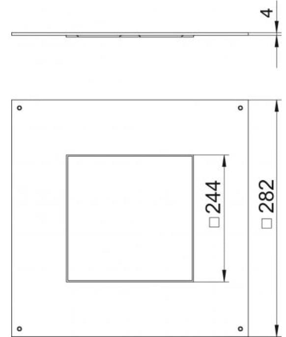 Монтажная крышка для скрытой башни OBO Bettermann 74004 - 74005 ARCH-00023250 - Вид №5