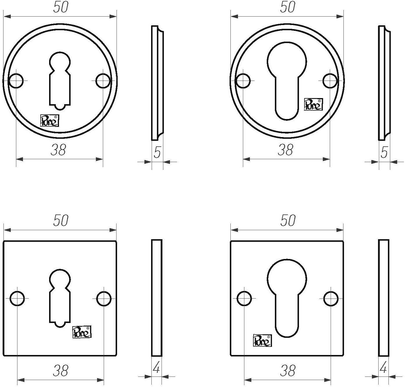 Dauby Квадратная насадка Pure® 7685 - Вид №1