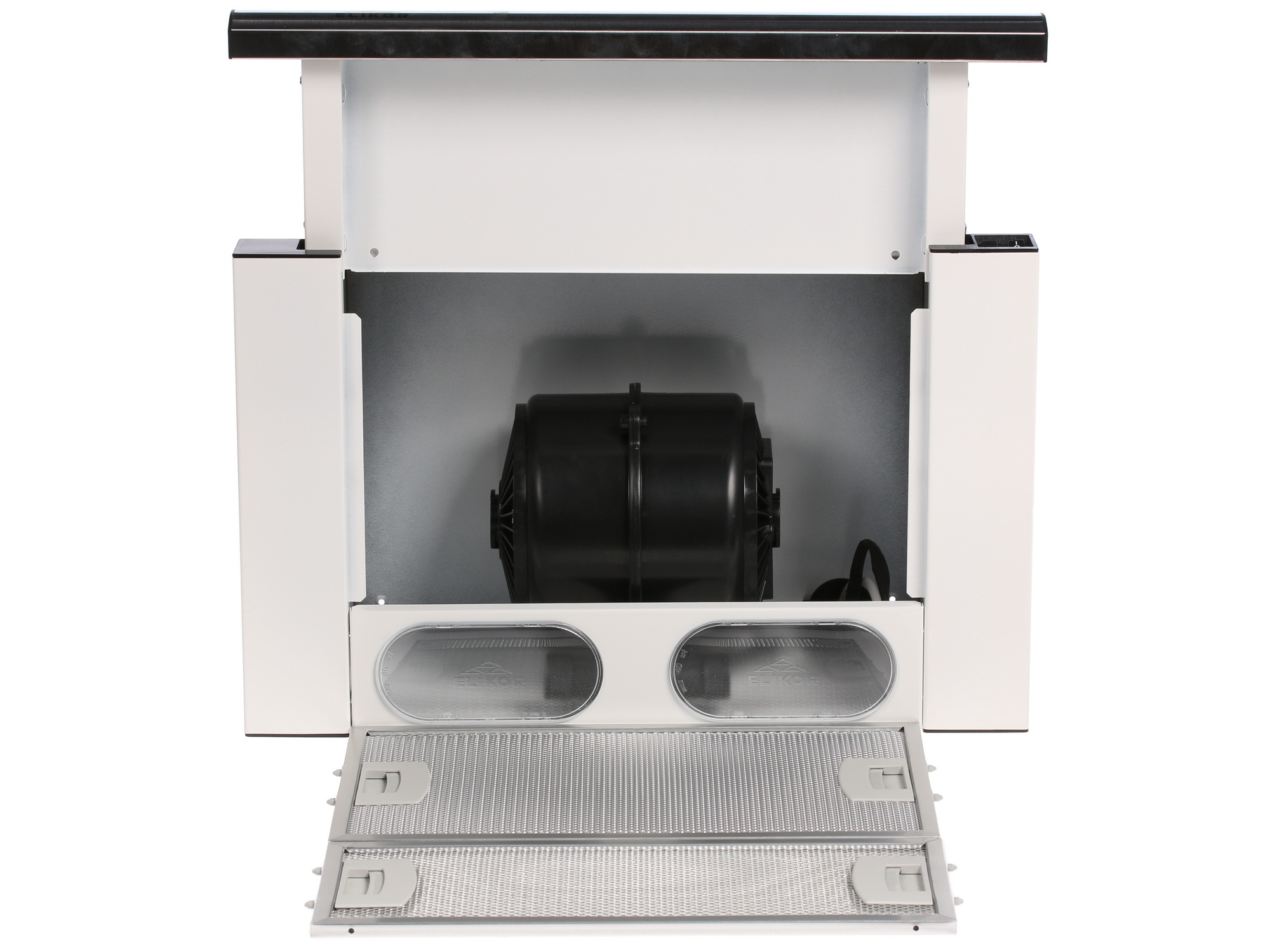 1024840 Вытяжка телескопическая ELIKOR Интегра 45П-400-В2Л белый/серебристый STDN-0101203 - Вид №6