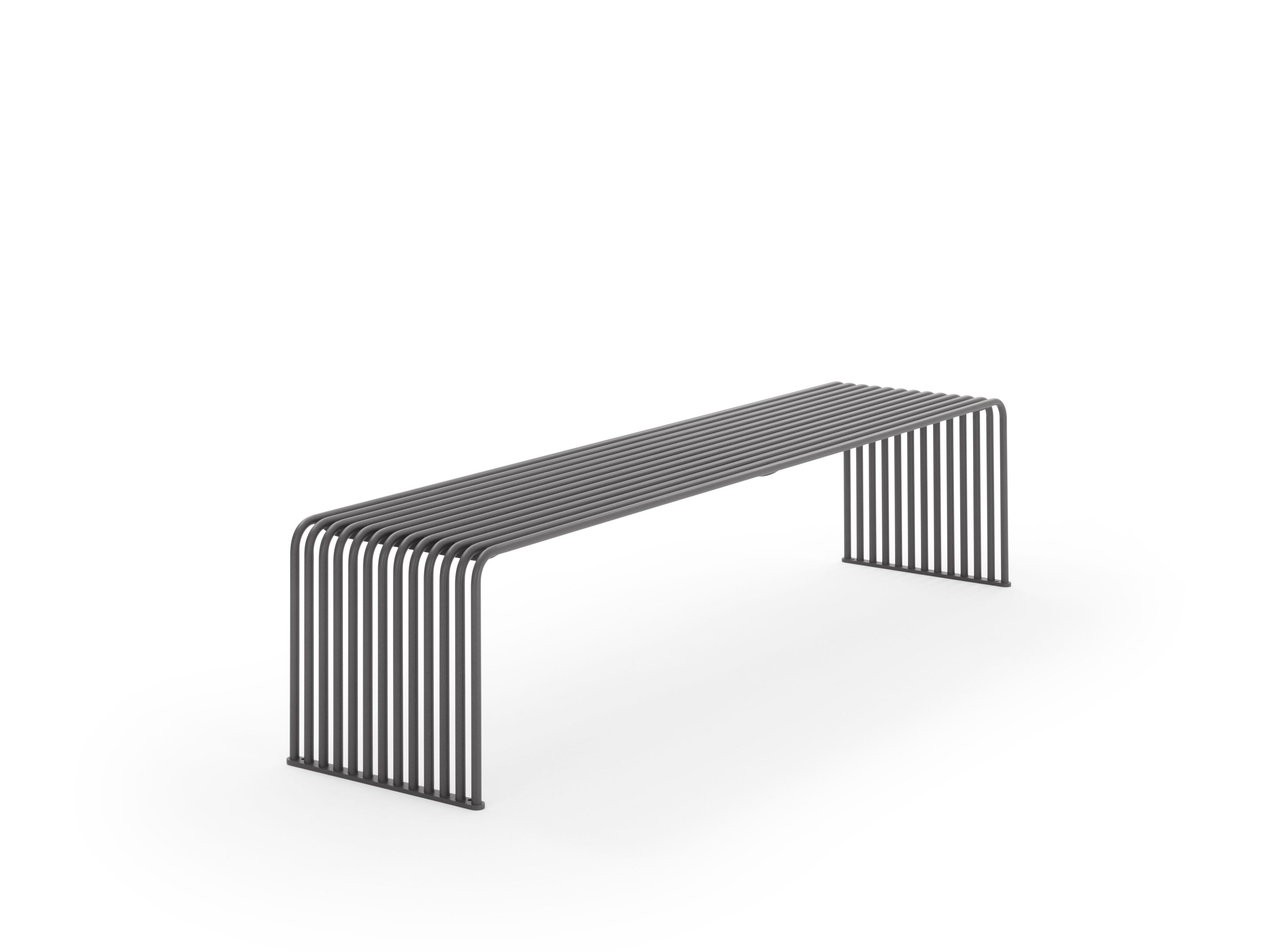 Recyclable металлическая скамья без спинки Urbantime Zeroиндексы.015 ARCH-00044732 - Вид №2